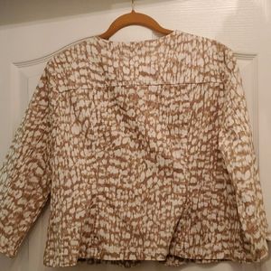 Women's petite tan/beige jacket